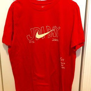 Travis Scott Nike Jordan JDI Day Nike Unreleased Employee T-shirt in Red (XL)